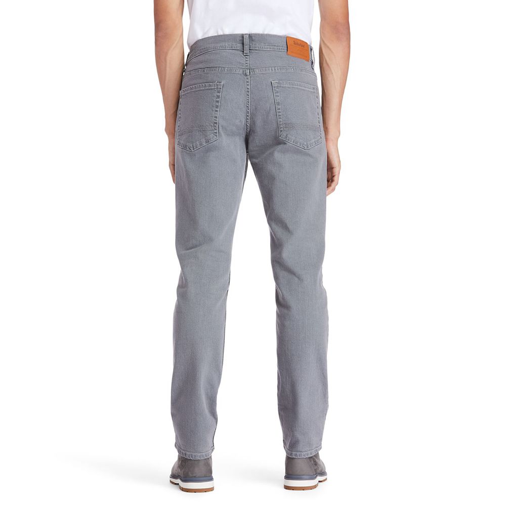 Timberland Mens Pants Sargent Lake Slim Fit Denim - Grey - India BT8962014